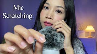 ASMR Mic Scratching, Fluffy Cover ️| GO TO BED!