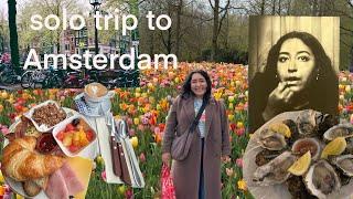 solo trip to Amsterdam (Keukenhof tulips, good eats, and walking around)