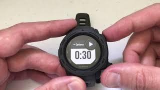 Garmin Instinct - Set a Countdown Timer