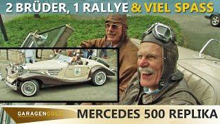 Mercedes-Benz 500 K Replika - 2 Brüder, 1 Rallye & endloser Spaß | Garagengold