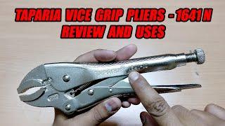 Taparia 1641N-10 Curved Jaw Vice Grip Plier | Review