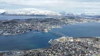 Тромсё - вид сверху, фуникулёр / Tromsø - view from above, funicular