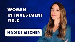 Nadine Mezher at WE Convention - Women in investment field