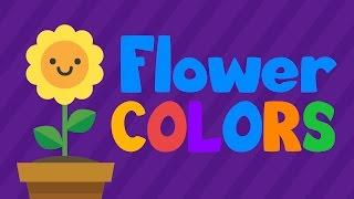 Colors for kids | Learn Colors with cute flower characters | LOTTY LEARNS