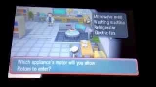 How to get all the rotom forms in pokemon oras