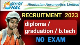 hal apprentice recruitment 2023 | no exam and interview