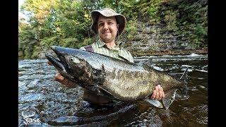 Crazy Reaction for First Salmon in Pulaski New York