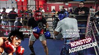 RELENTLESS! Amateur Boxer Meets GAME Opponent in Sparring!