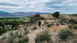 Hiking Colorado - Palmer Park HD drone video