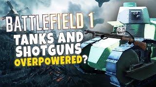 Battlefield 1 Tanks and Shotguns Alpha Gameplay