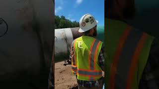 The Pipeline Rig Welder Life: Running beads on some j bevels #rigwelder #pipelinewelding #pipeliner