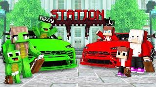 Mikey Family & JJ Family Survive Their First Car Trip in Minecraft (Maizen)