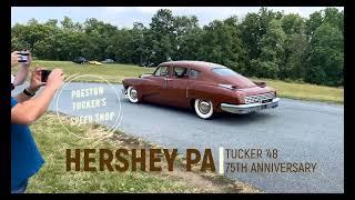 Four of Preston Tucker's Original 1948 Tucker '48s Driving Together at 75th Anniversary Celebration!