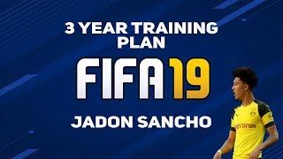 3 Year Training Plan Fifa 19 Style | Jadon Sancho