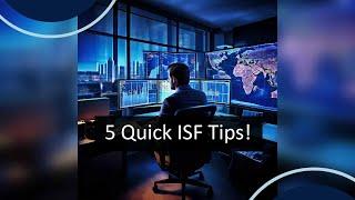 Top 5 ISF Filing Tips for Accuracy and Speed!