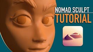 Nomad Sculpt Tutorial Part 1: Stylized Womans Face