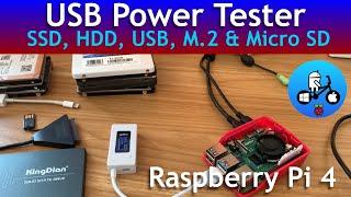 Usb power tester. Raspberry Pi Storage Devices.