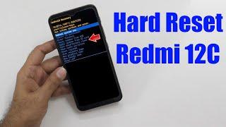 Hard Reset Redmi 12C | Factory Reset Remove Pattern/Lock/Password (How to Guide)