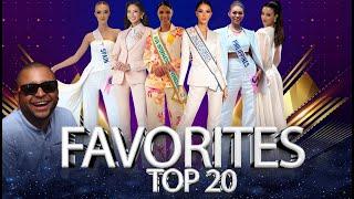 TOP 20 FAVORITES MISS INTERNATIONAL 2024