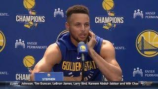 Stephen Curry Press Conference | Warriors Media Day 2018 NBA Season | Sep 22, 2017