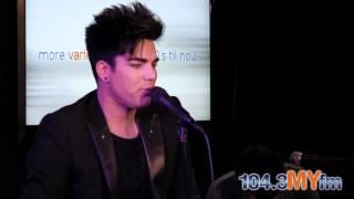 Adam Lambert "What Do You Want From Me" Live Performance @ 104.3MYfm