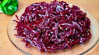 A simple beetroot salad that everyone loves! Flying salad Beetroot in Korean.