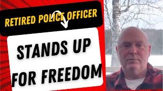 (Freedom convoy) Retired Canadian police officer speaks his heart￼!￼