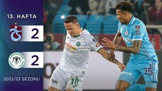 Trabzonspor (2-2) Arabam.com Konyaspor | 13. Hafta - 2022/23