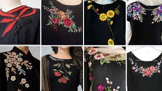 Pinterest Embroidery Designs for Girls/Hand made Embroidery Designs for Kurtis#fashion #latest