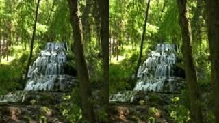 3D HD Relaxing Video - Magic Forest  - yt3d Youtube 3D