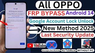 Share article Not Working Fix All OPPO FRP Bypass Android 14 Without PC | Google Annount Unlock 2025