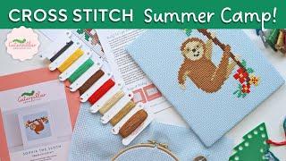 Kids Cross Stitch Summer Camp 2023 | Caterpillar Cross Stitch