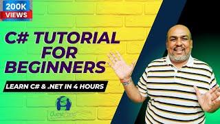 C# Tutorial for Beginners | C# Step by Step Tutorial | Learn CSharp from Scratch | C#  Programming