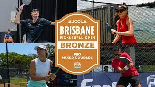 Wall/Dikosavljevic vs. Burr/Masand at the Brisbane Pickleball Open | Bronze Medal Match