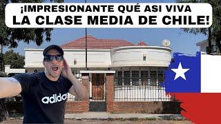 ! INCREÍBLE como vive LA CLASE MEDIA en CHILE,  ÑUÑOA CAPÍTULO #1