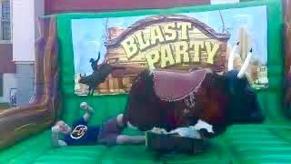 My First Time Riding A Mechanical Bull (COMPLETE FAIL)