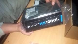 Corsair HX1200i Power Supply Unboxing - 1200 Watt Platinum.