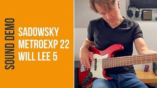 Sadowsky MetroEXP 22 Will Lee 5 - Sound Demo (no talking)