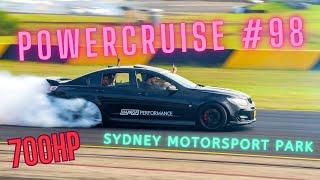 POWERCRUISE 98 WAS INSANE! BURNOUTS , DRIFTING! SYDNEY EASTERN CREEK 2025!!