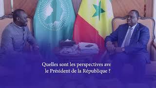 Ngagne Diallo coordonnateur du mouvement And Souxali cayor recu en Audience par Pr Macky Sall