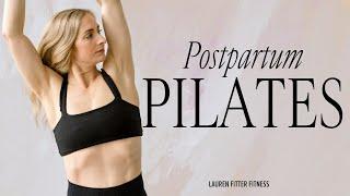 15 Minute Postpartum Pilates Workout - Lauren Fitter