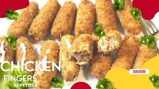 Chicken Fingers Recipe | Crispy Chicken Appetizer | Chicken Starter