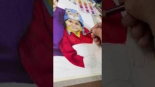 Color pencil portrait order part 2 #art_realism_ #drawing #realisticpotrait #art