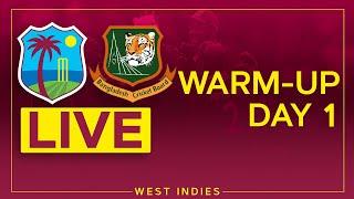  LIVE | CWI Select XI v Bangladesh | Warm-Up | Day 1