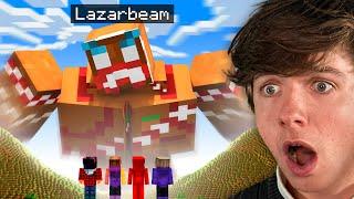 I Got Hunted By LazarBeam in Minecraft!