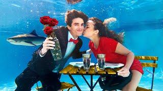 UNDERWATER DATE WITH MY CRUSH!!