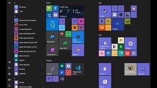 Restore old colored start menu tiles via registry in Windows 10