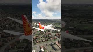 Лучший пилот-диспетчер Boeing 777 в аэропорту Сан-Франциско mFS2020 #shortvideo