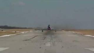 spectacular f86 sabre take-off (VERY VERY LOW)