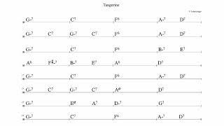 Tangerine (F) -  (Gypsy Jazz) Backing Track